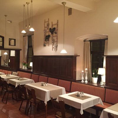 Gastraum Goldenes Lamm Rothenburg